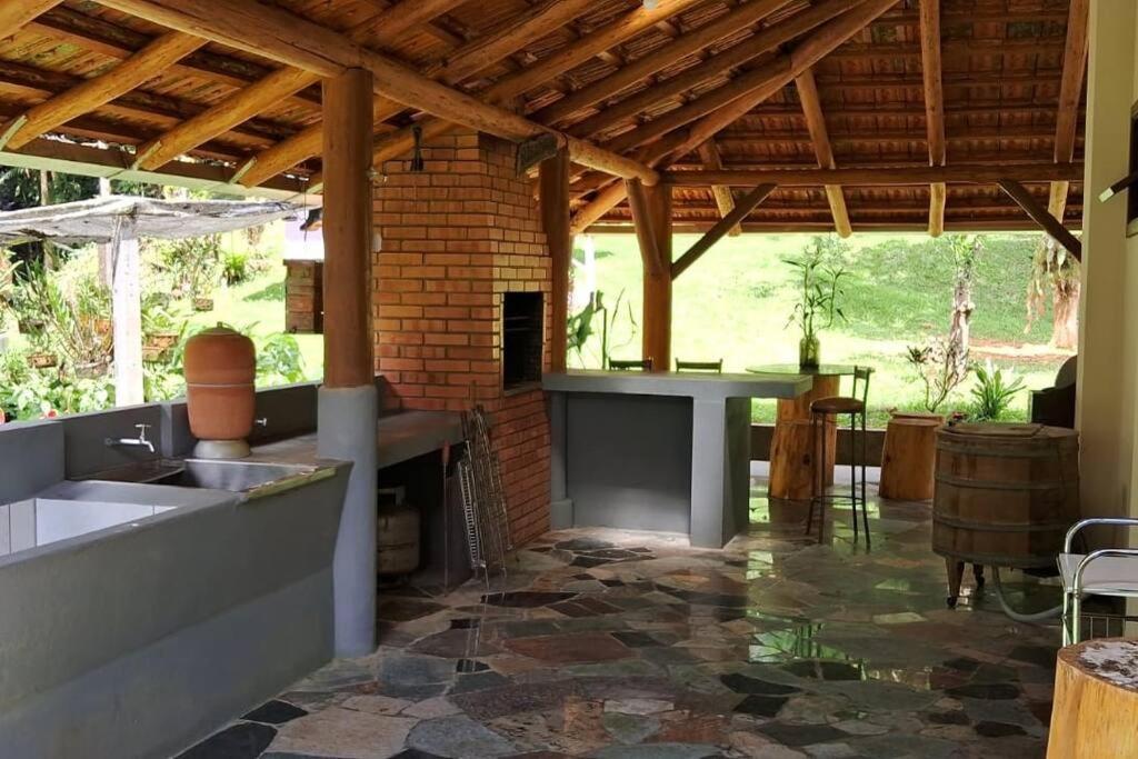 Sitio Som Das Aguas Benedito Novo Esterno foto